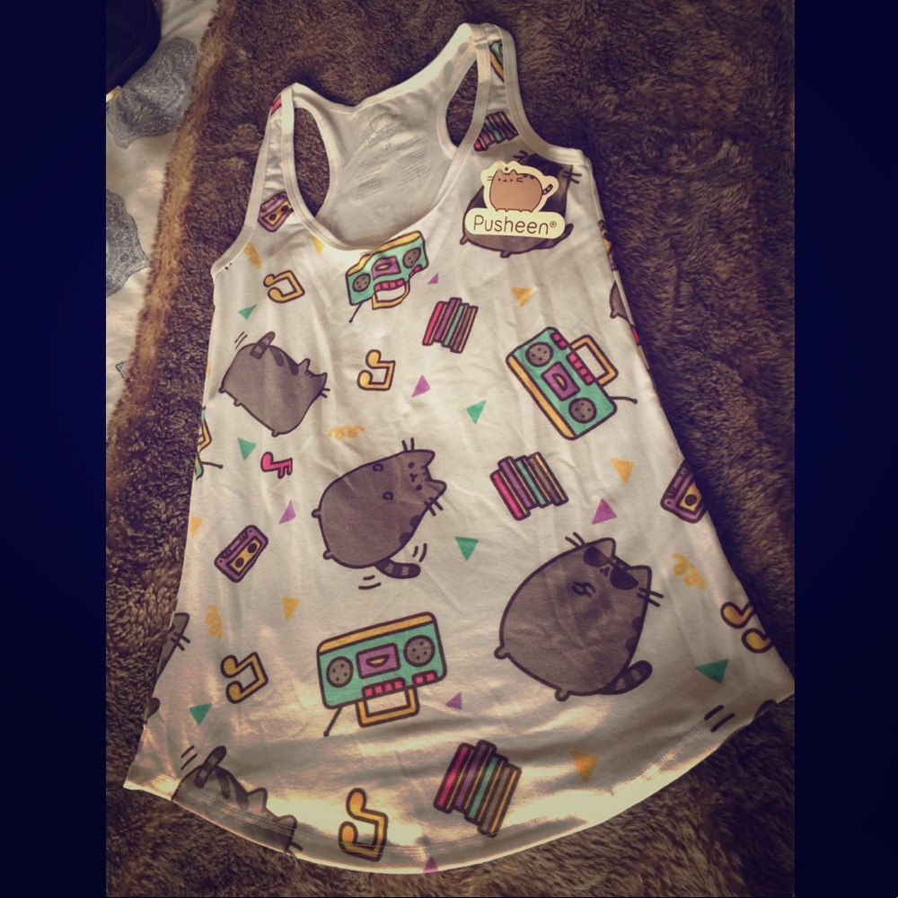 Pusheen Summer Tank top SIZE MEDIUM